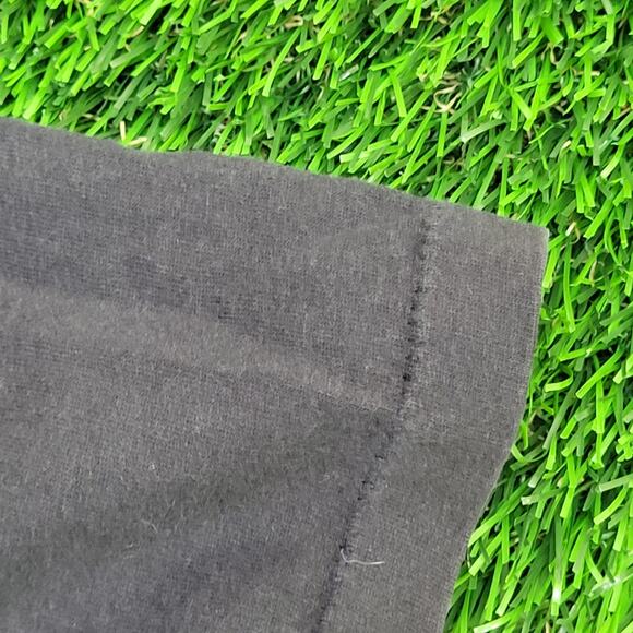 Vintage 90s Hanes Shirt Womens XL 22x26 Faded Black Slogan - Picture 11 of 12